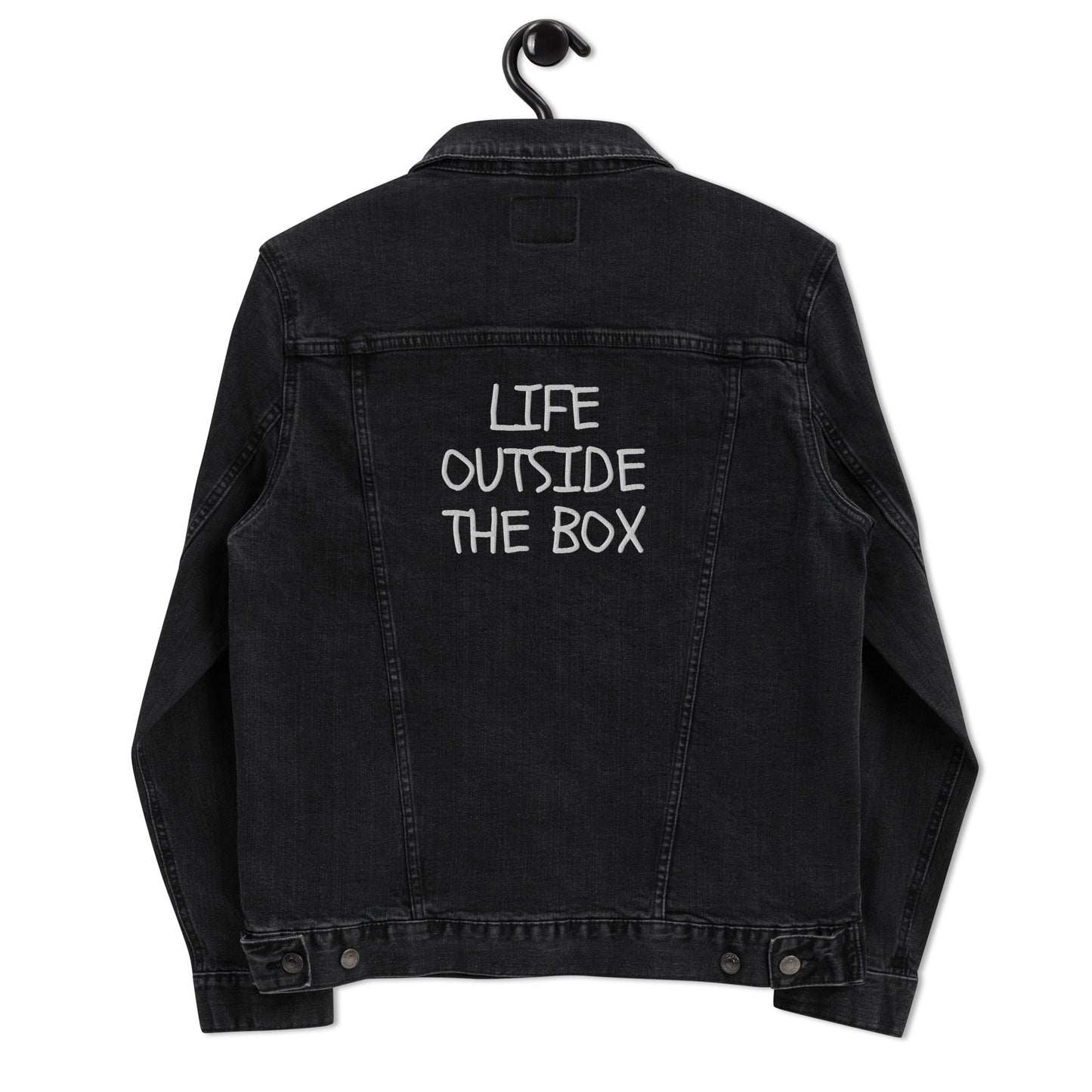LOTB Unisex Denim Jacket (White Logo)