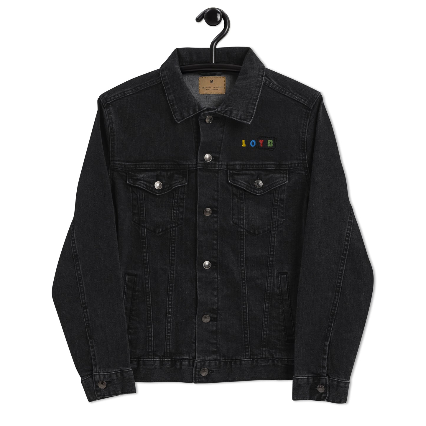 LOTB Multi Colored Unisex Denim Jacket