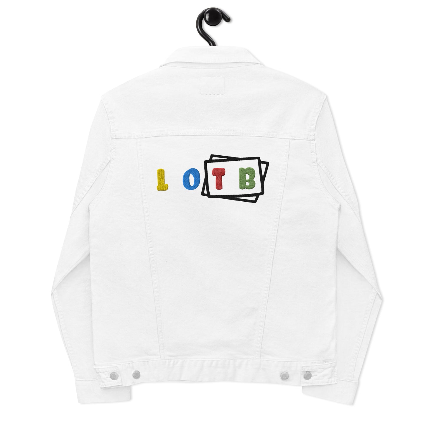 LOTB Multi Colored Unisex Denim Jacket