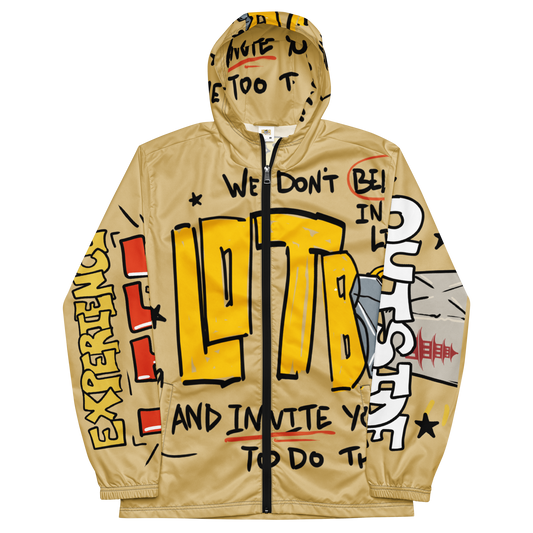 LOTB Lo Mein Men’s Windbreaker (SAND)