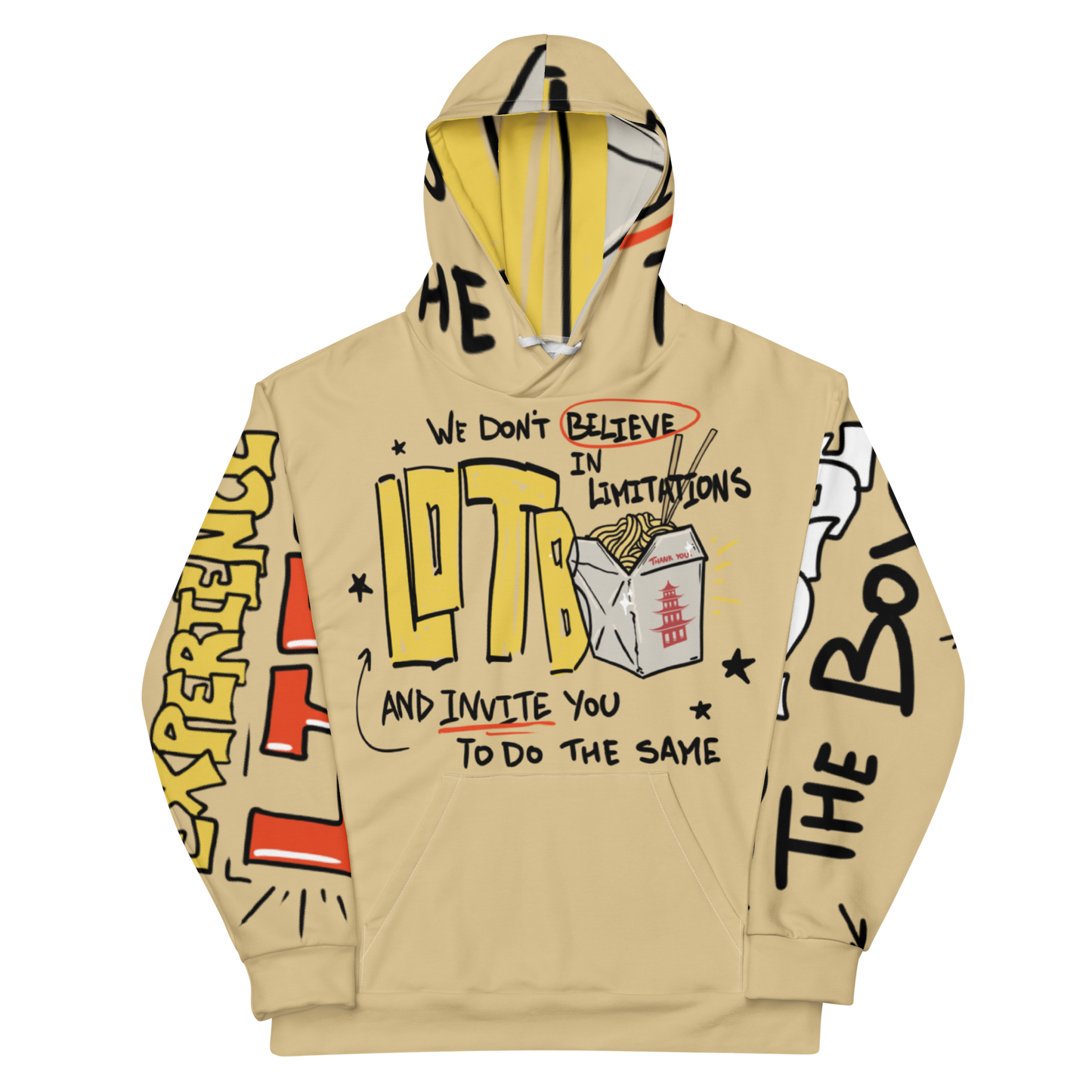 LOTB Lo Mein Unisex Hoodie (SAND)