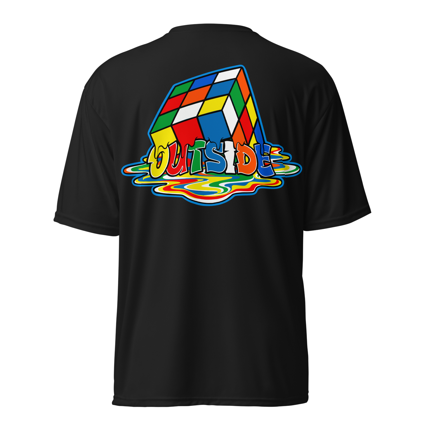 LOTB Rubik's Cube Unisex Performance Crew Neck T-Shirt