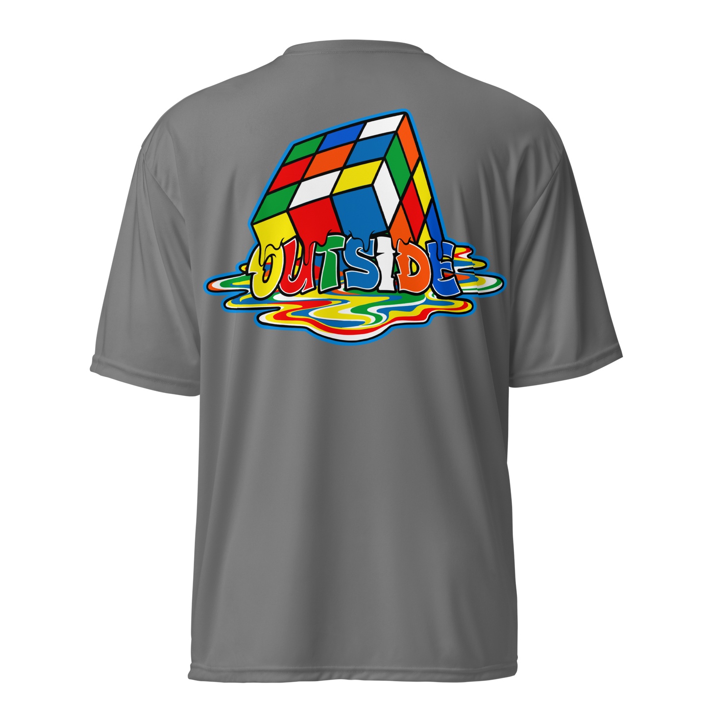 LOTB Rubik's Cube Unisex Performance Crew Neck T-Shirt