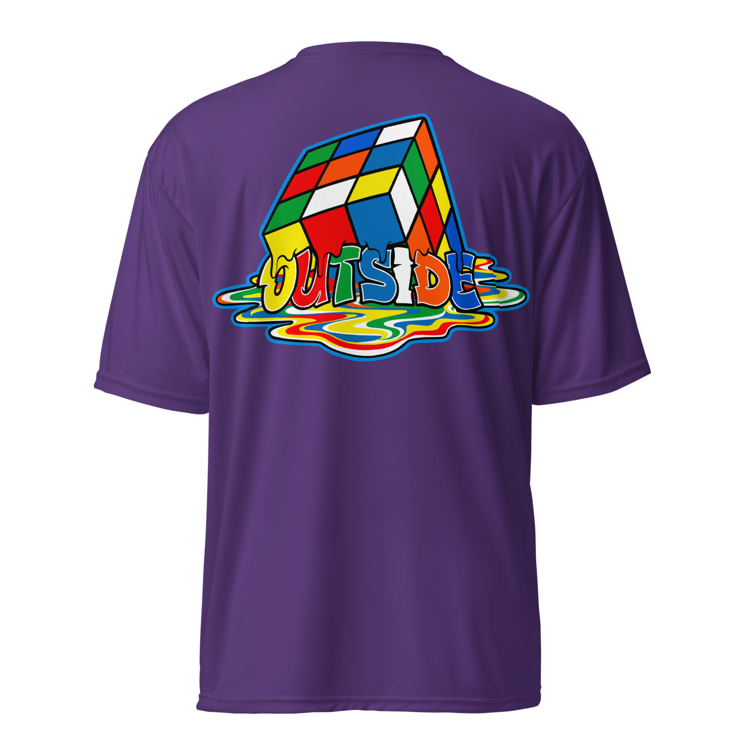 LOTB Rubik's Cube Unisex Performance Crew Neck T-Shirt