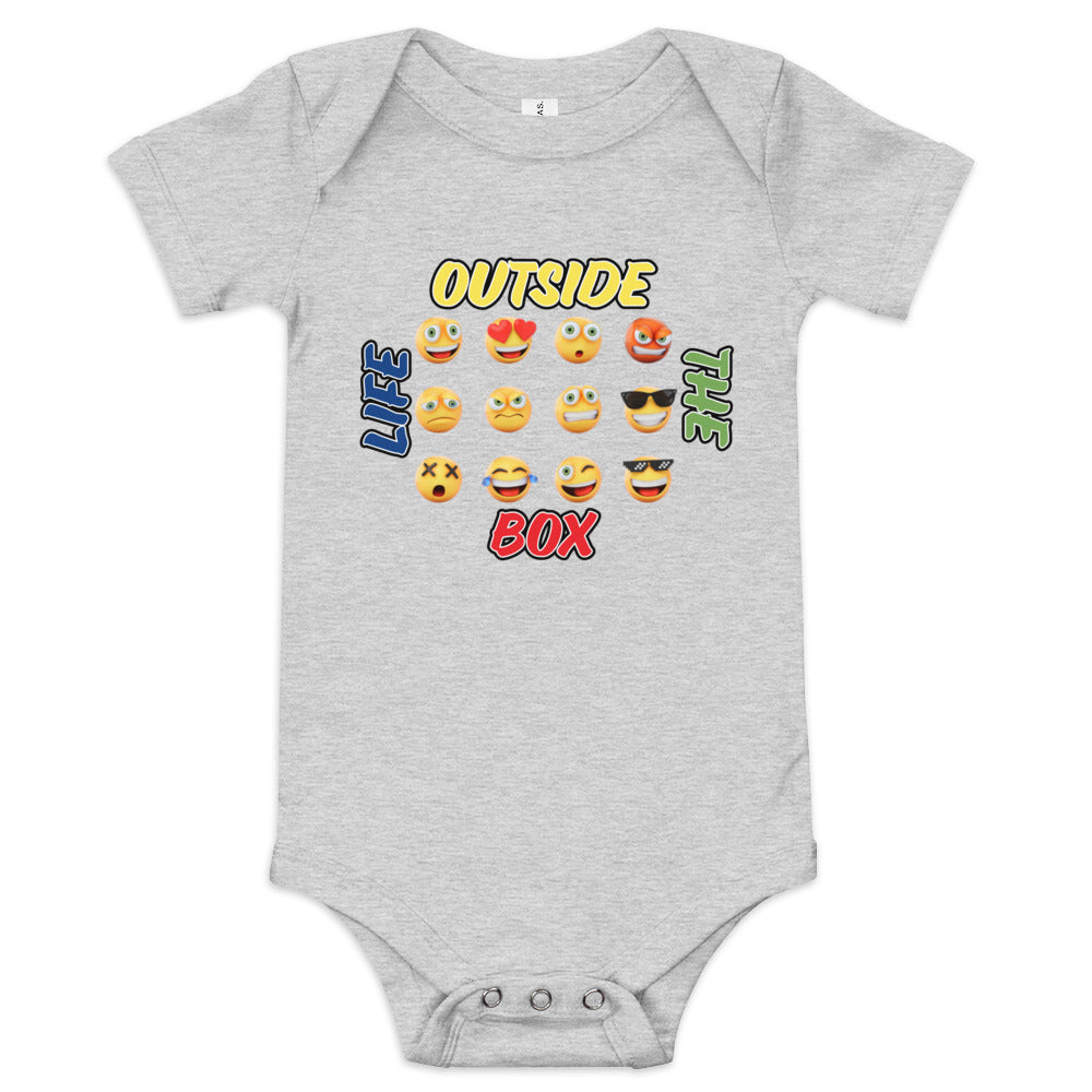 LOTB Emoji Baby One Piece