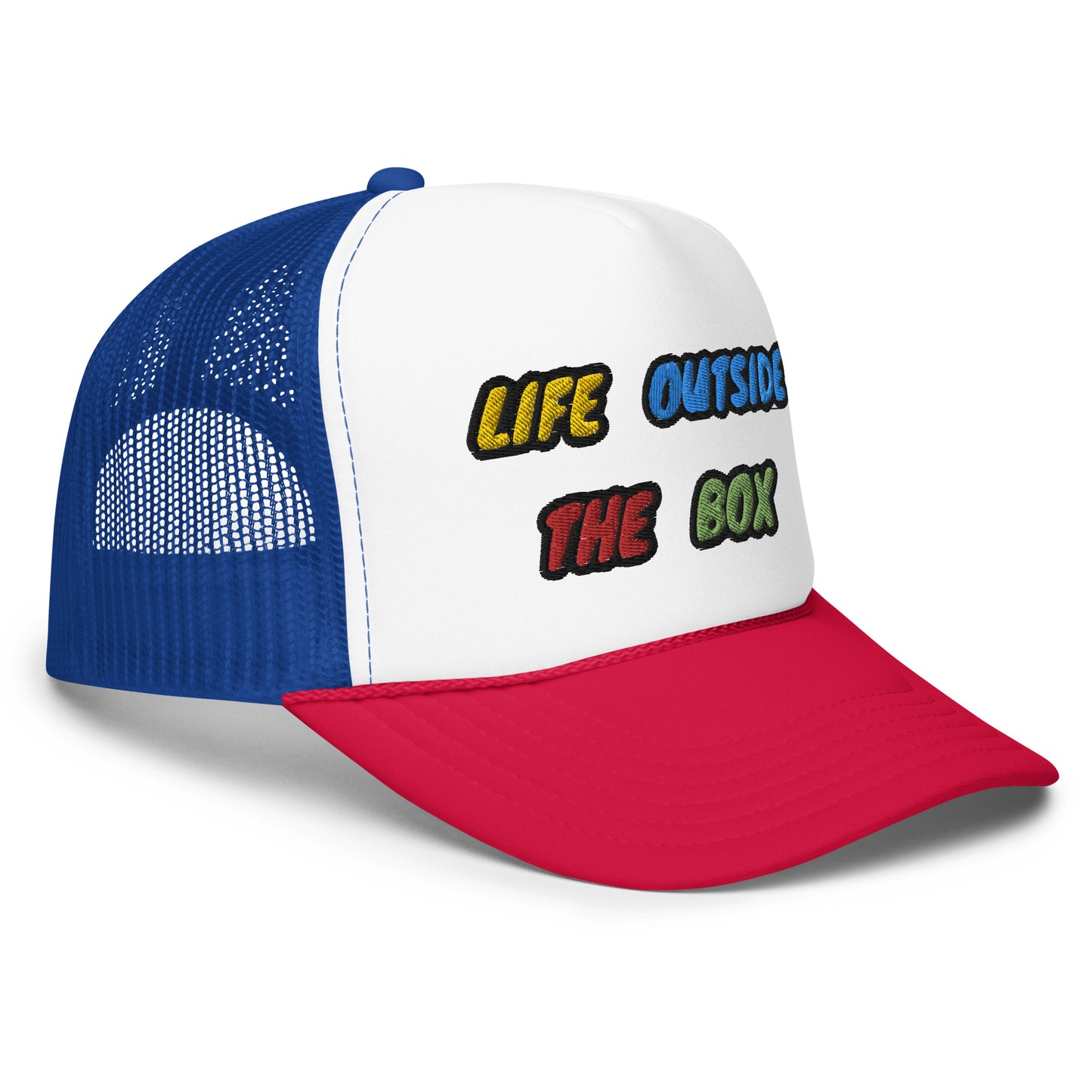 LOTB Multi Colored WW Foam Trucker Hat