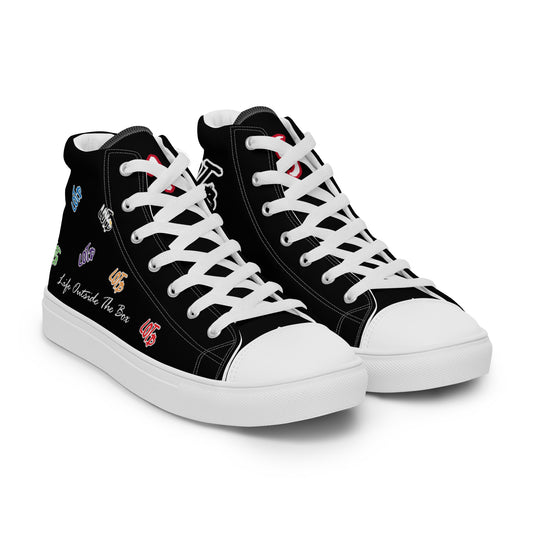 LOTB Men’s (BLACK 2.0) High Top Canvas