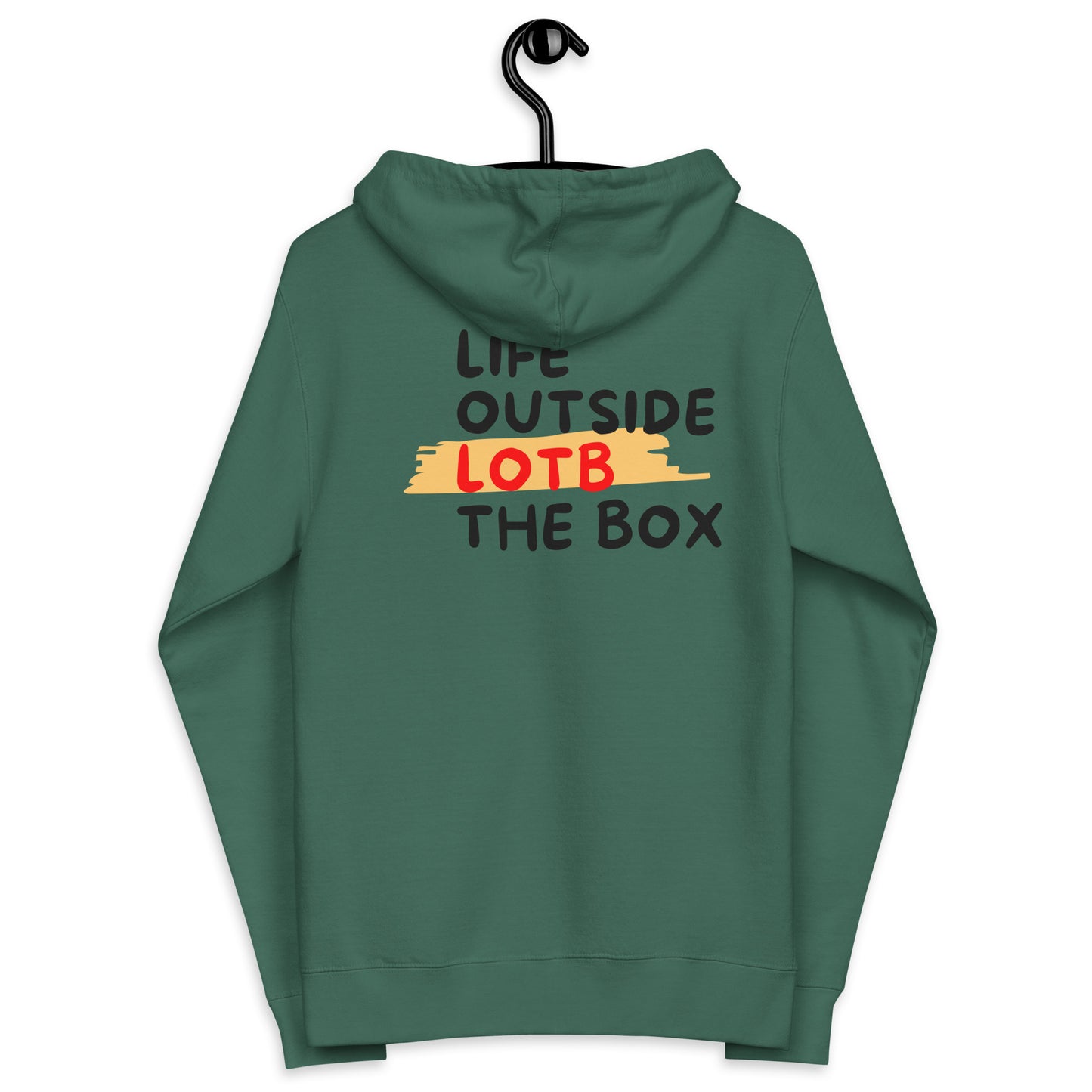 LOTB Original Unisex Fleece Zip Up Hoodie