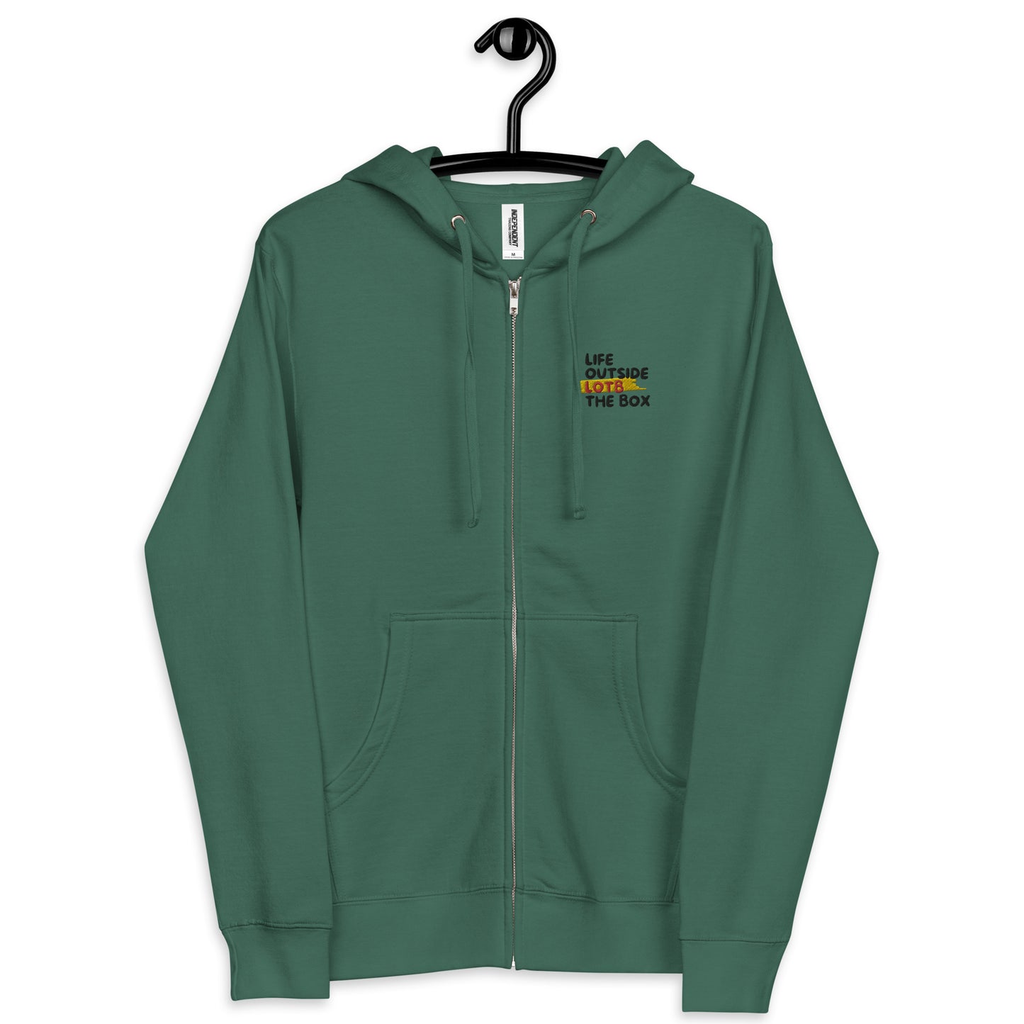 LOTB Original Unisex Fleece Zip Up Hoodie