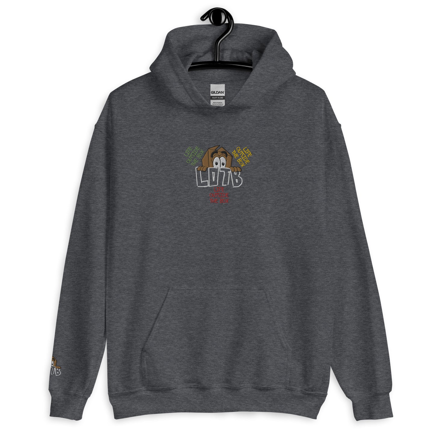 LOTB Multi Color 3x Logo Unisex Hoodie