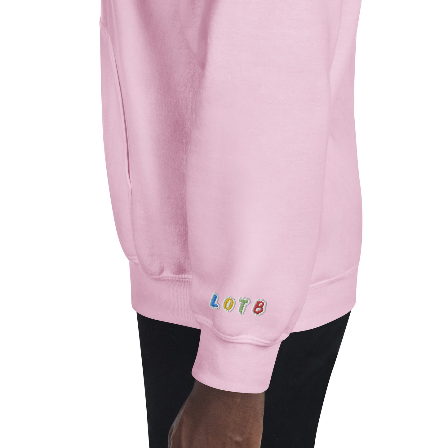 LOTB Logo Unisex Hoodie (White Multi Colored)