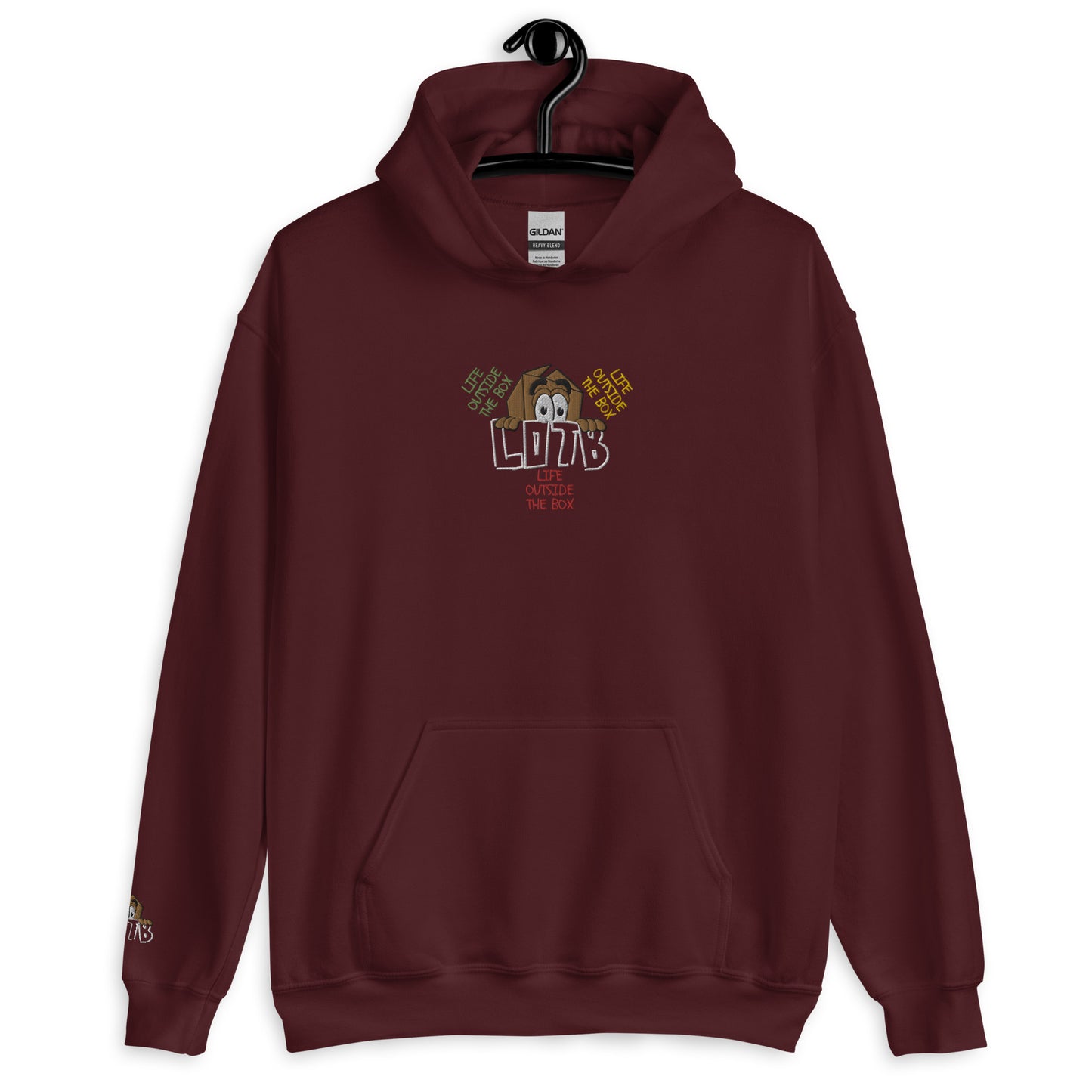 LOTB Multi Color 3x Logo Unisex Hoodie