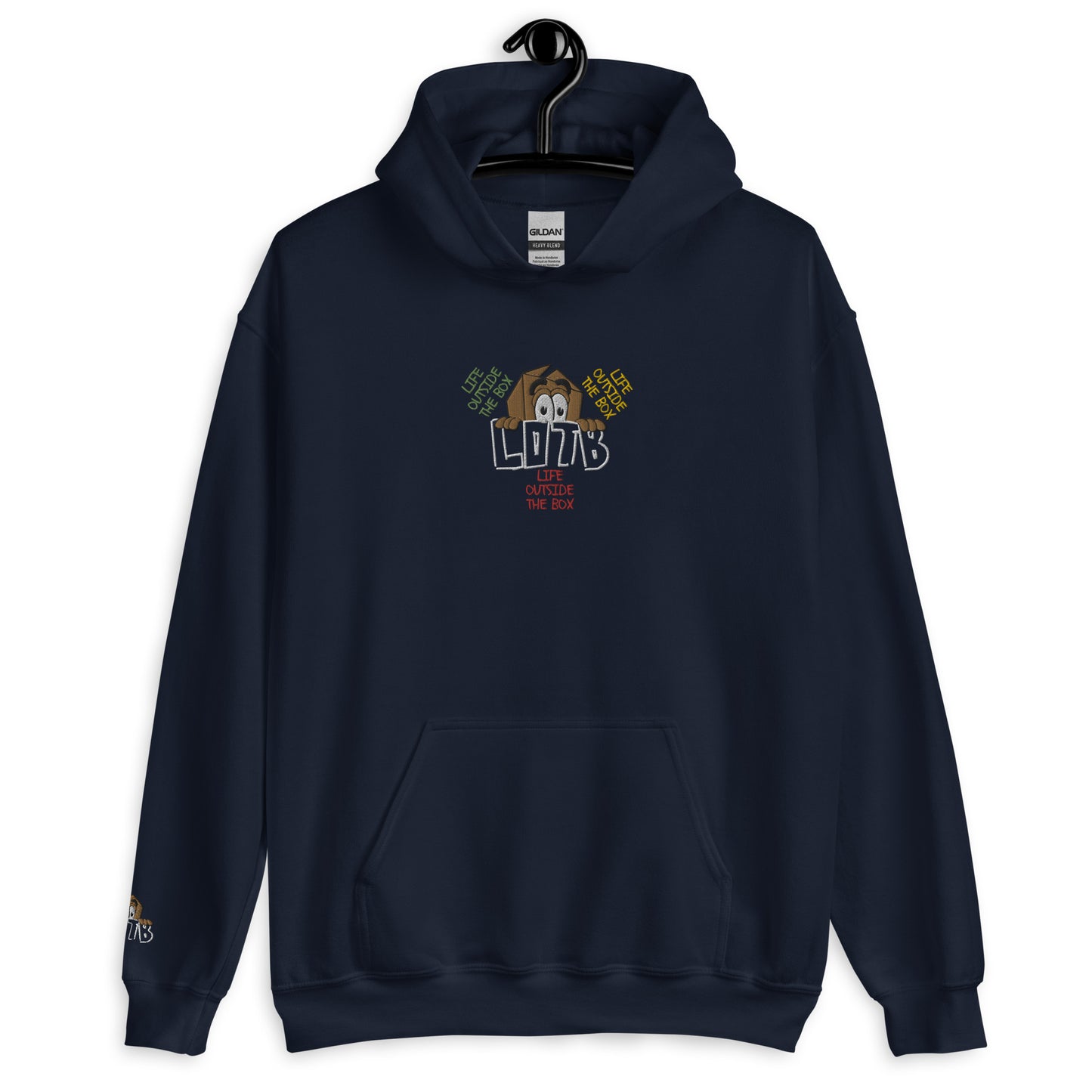 LOTB Multi Color 3x Logo Unisex Hoodie