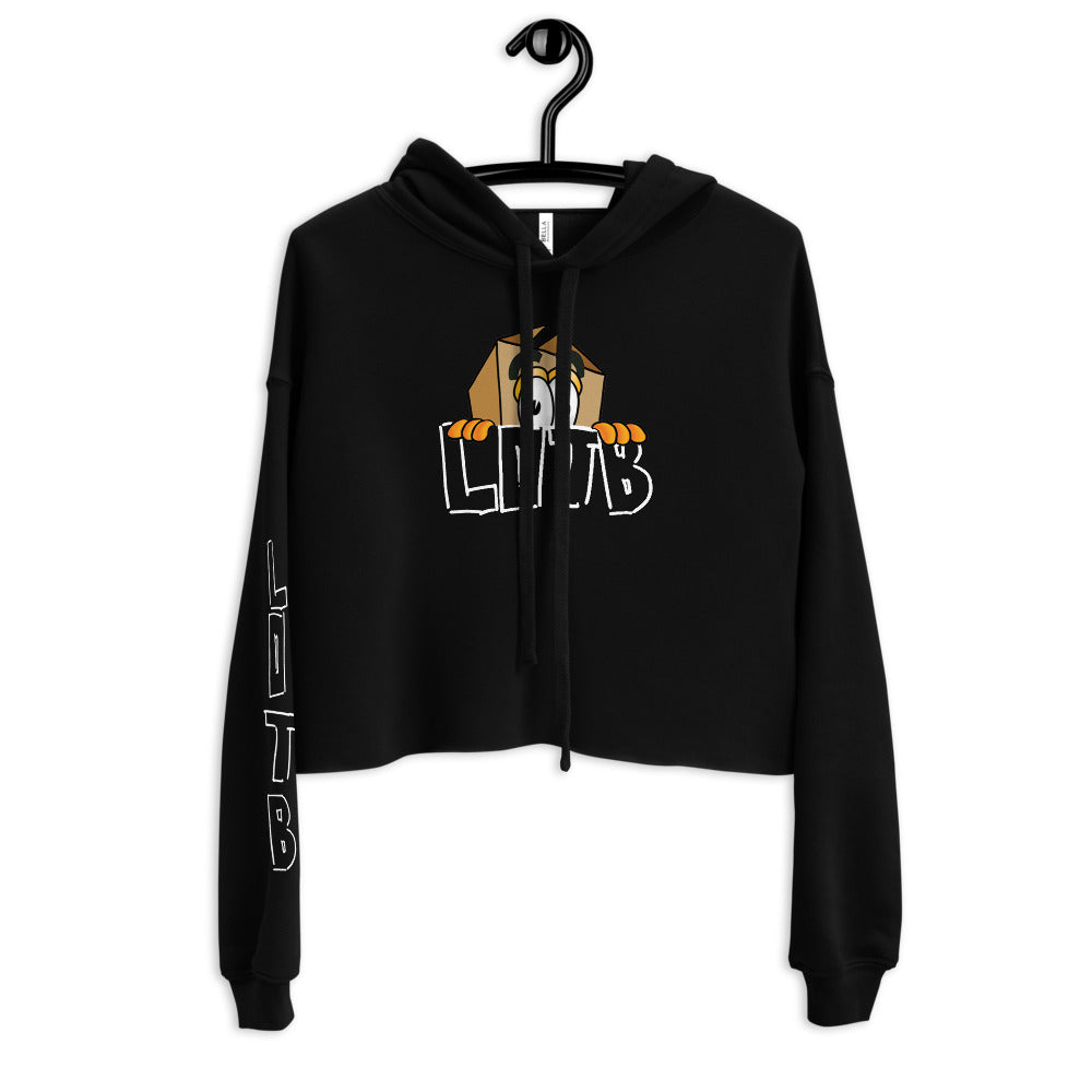 LOTB Box Logo Women's Crop Hoodie