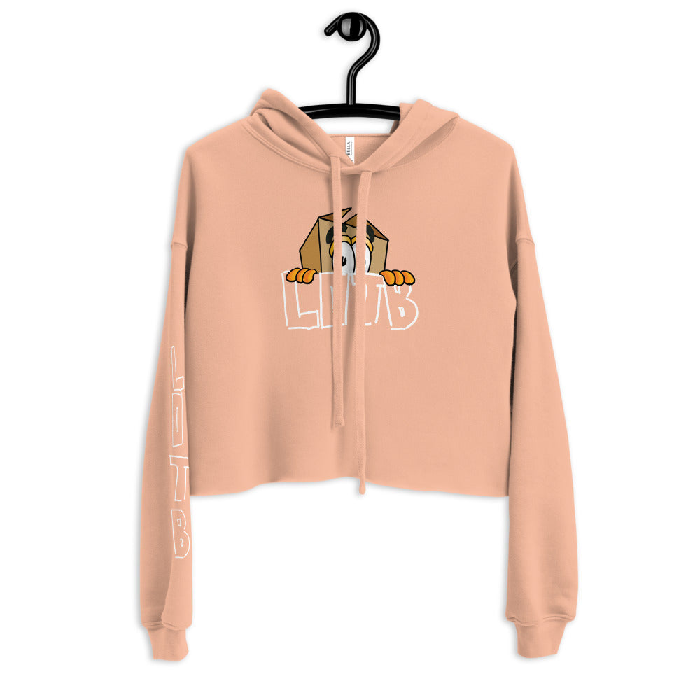 LOTB Box Logo Women's Crop Hoodie